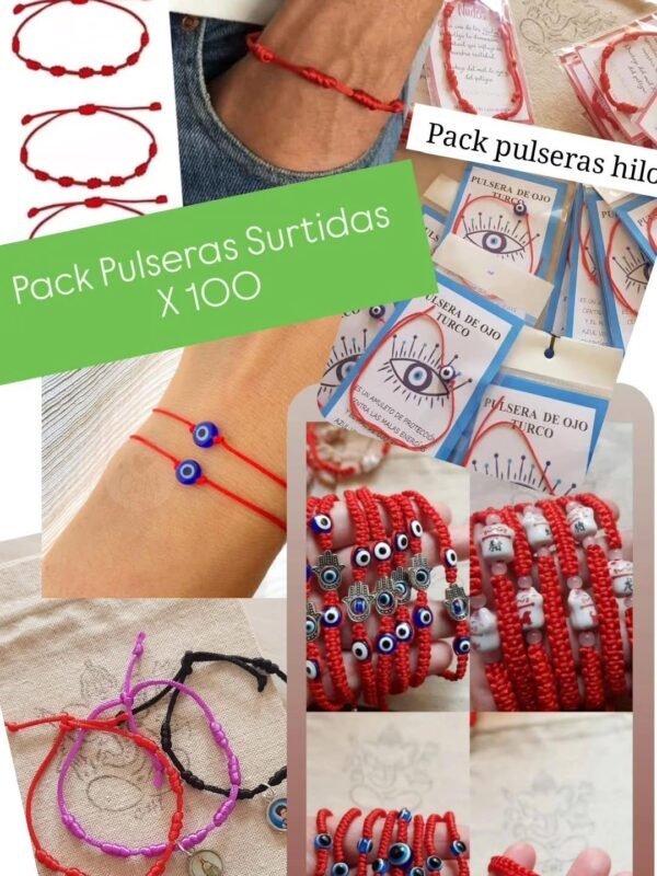 Pack Pulseras hilo Surtidas Especial