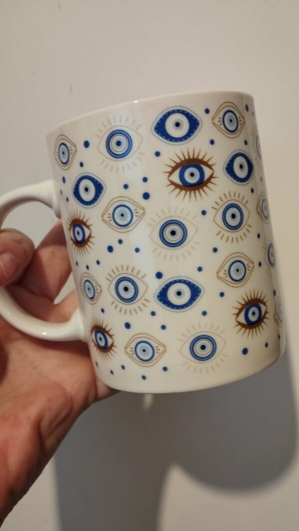 Tazas Ojo Turco y Hamsa