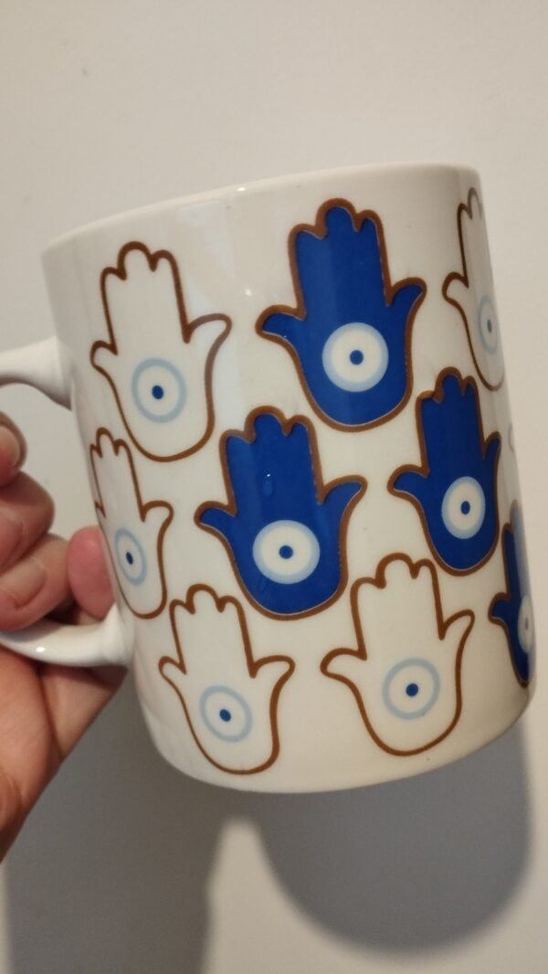 Tazas Ojo Turco y Hamsa