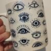 Tazas Ojo Turco y Hamsa