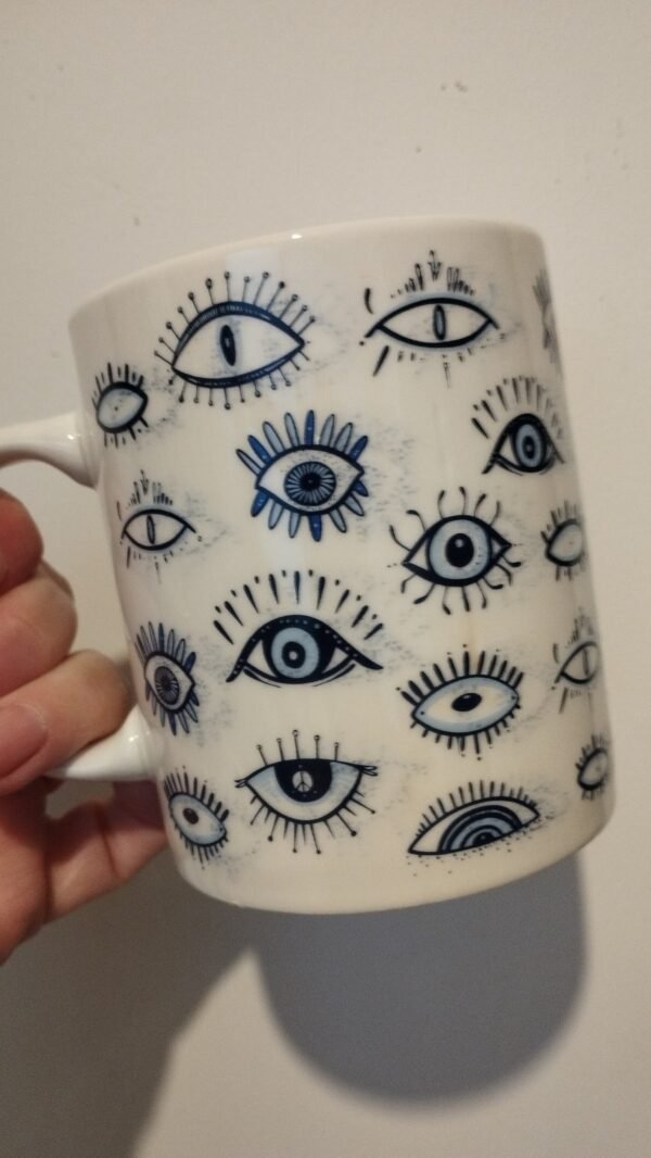 Tazas Ojo Turco y Hamsa