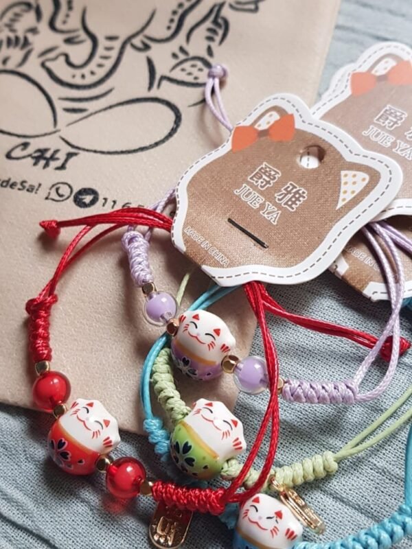 Pulseras Neko hilo Colores