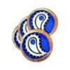 Posavasos ojo turco y mandalas pack x 4 unidades