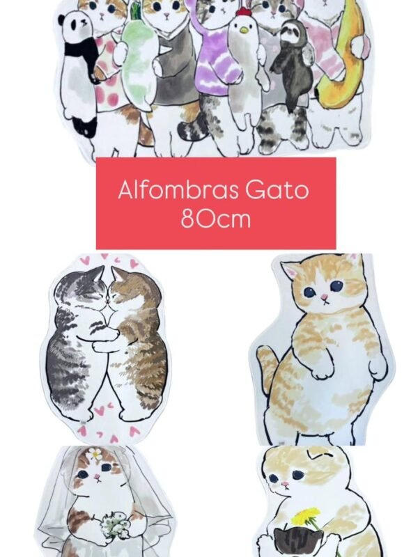 Alfombras gatos 80cm