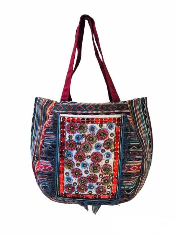 Carteras India extra grande bordadas