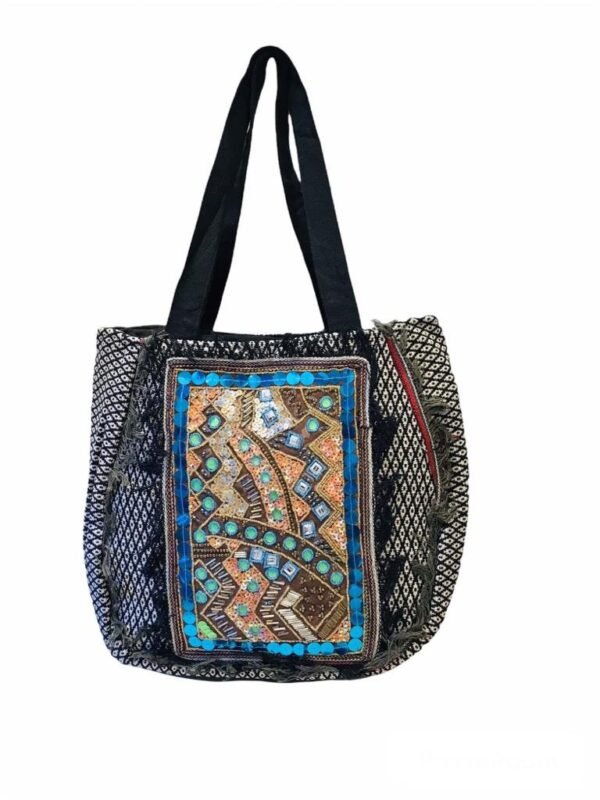 Carteras India extra grande bordadas