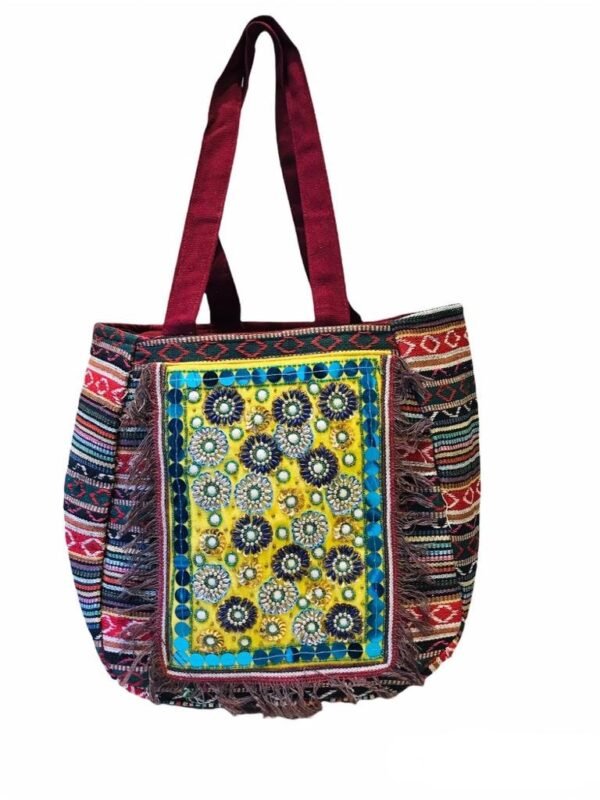 Carteras India extra grande bordadas