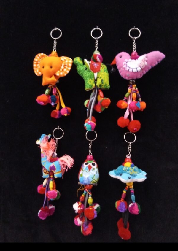 Llaveros Animalitos India c colgantes