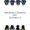 Sets Buda Ganesha mini x 4