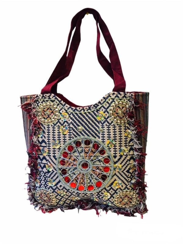 Carteras India extra grande bordadas