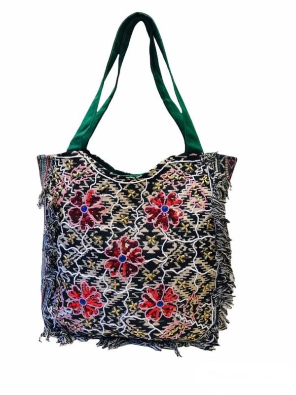 Carteras India extra grande bordadas