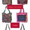 Carteras India extra grande bordadas