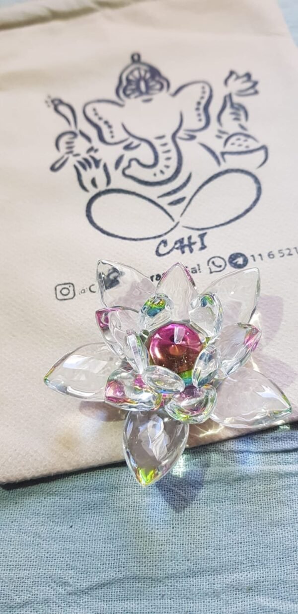 Flor de Loto vidrio Tornasoladas