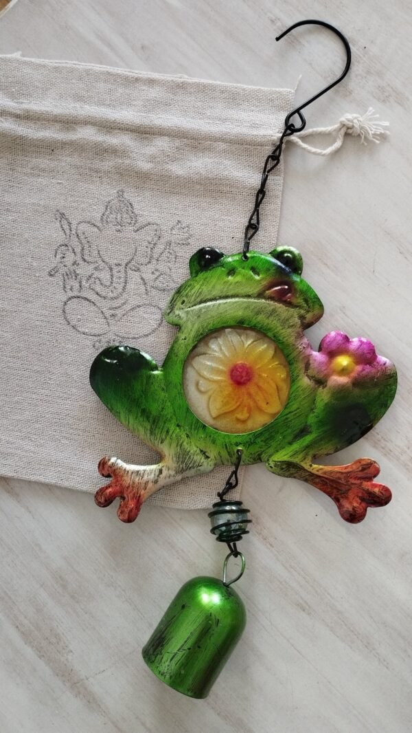 Colgante Metal Sapo con campana