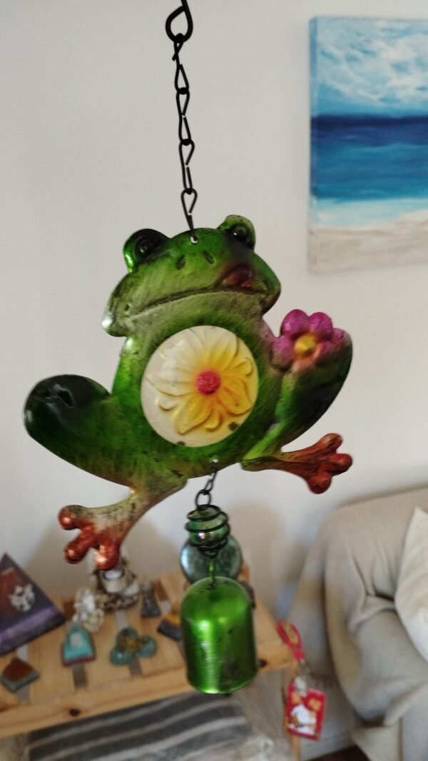 Colgante Metal Sapo con campana