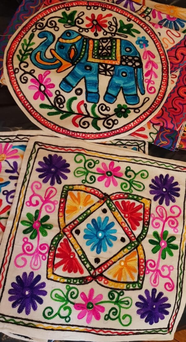 Fundas Almohadones Bordados India
