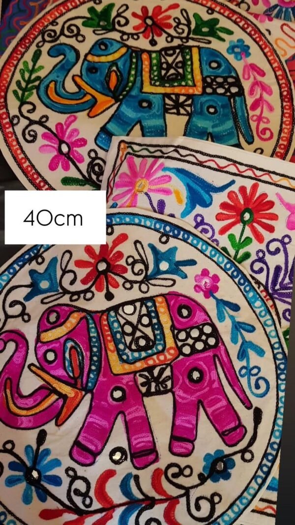 Fundas Almohadones Bordados India