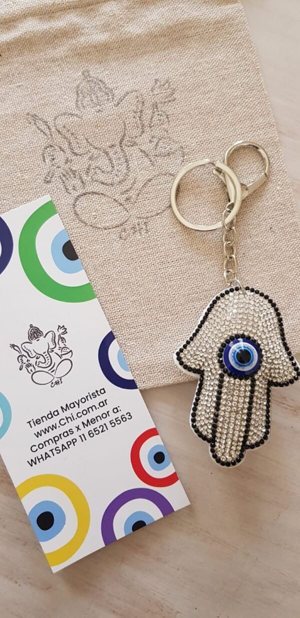 Llaveros Ojo Turco Fátima brillo