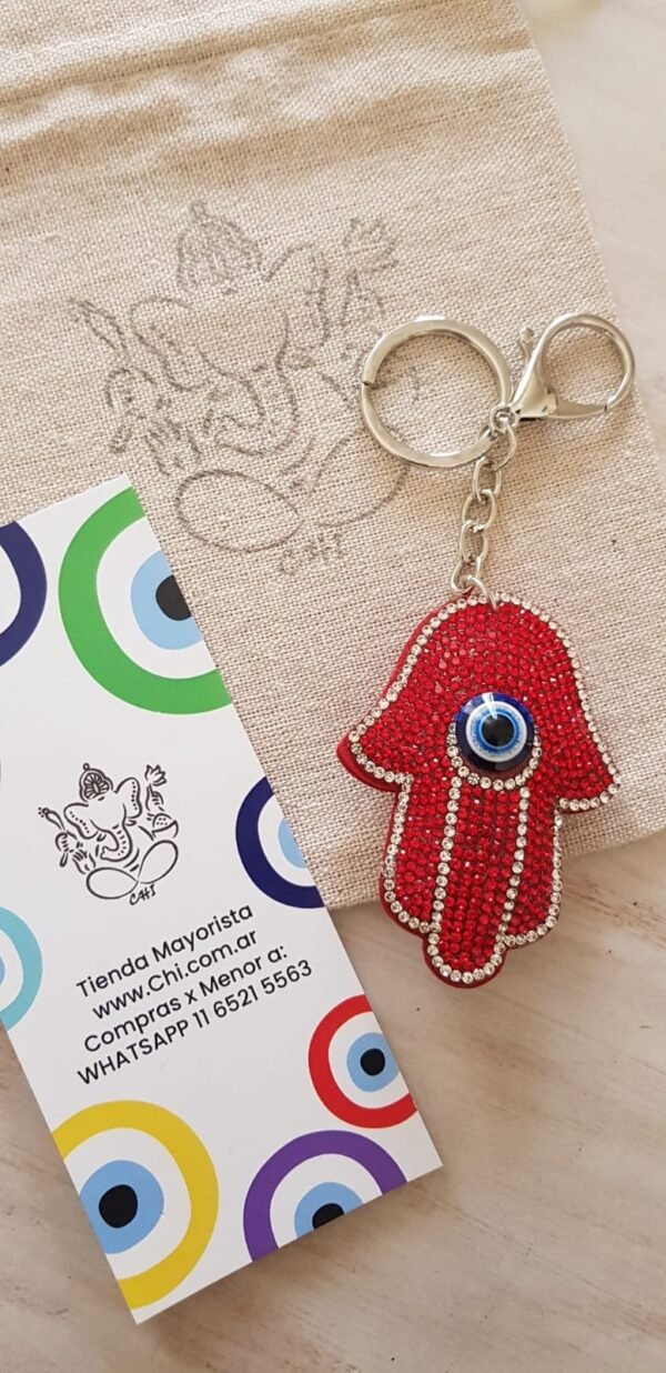 Llaveros Ojo Turco Fátima brillo