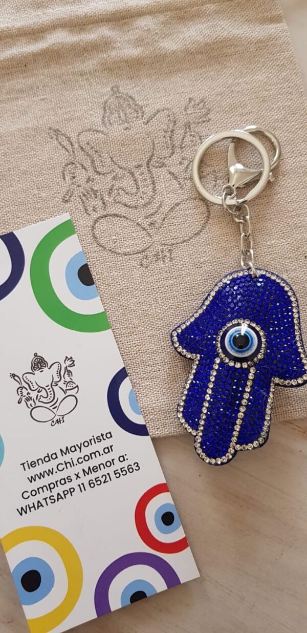 Llaveros Ojo Turco Fátima brillo