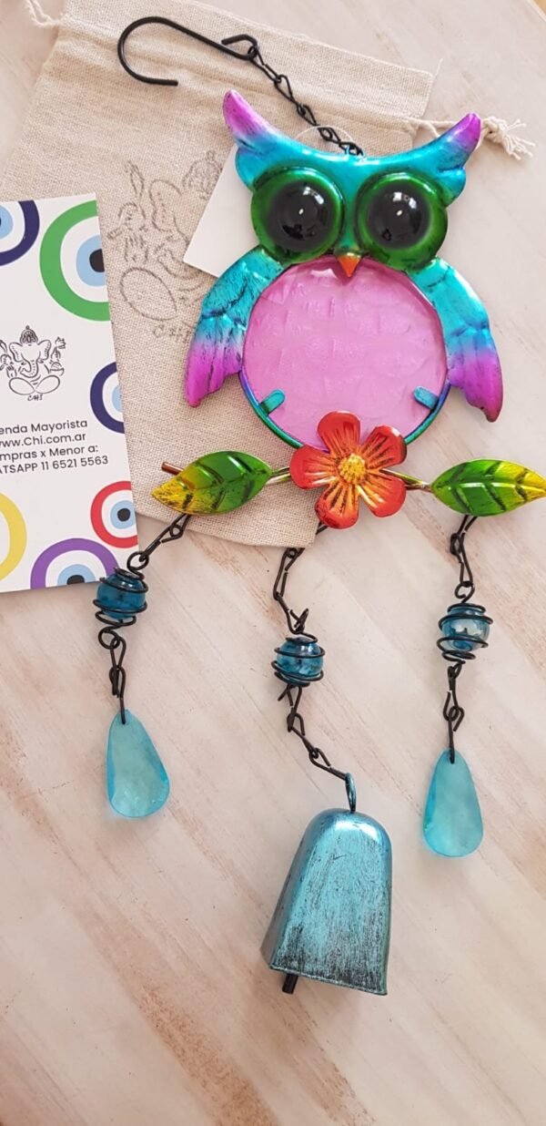 Colgante Buho Metal mediano