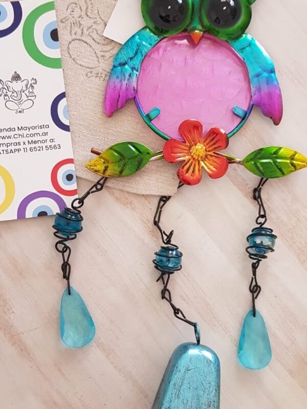 Colgante Buho Metal mediano