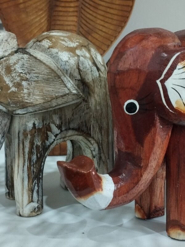 Elefantes Madera 15cm