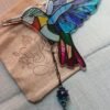 Colgante Colibrí vidrio y campana