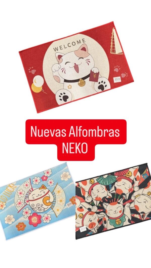 Alfombras Neko Fortuna y Protección Nuevos Diseños