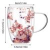 Tazas con flor internas