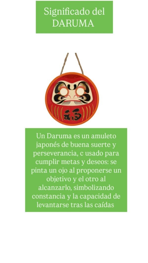 Darumas colgantes grandes