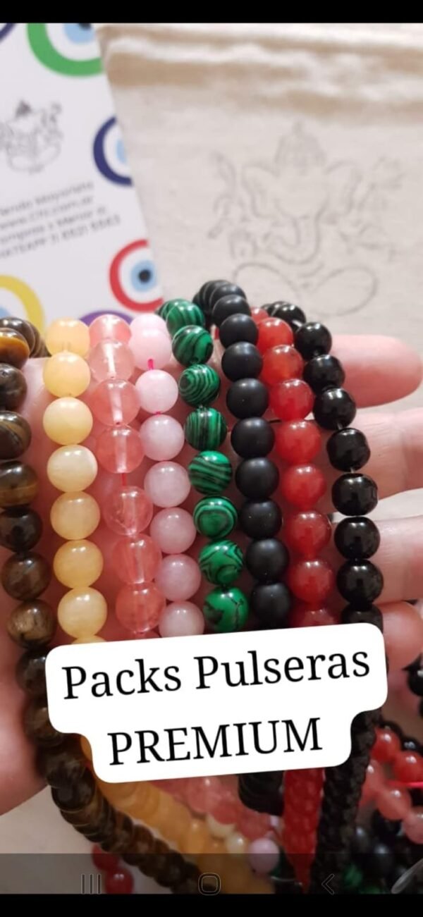 Pack Pulseras de piedras naturales Premium