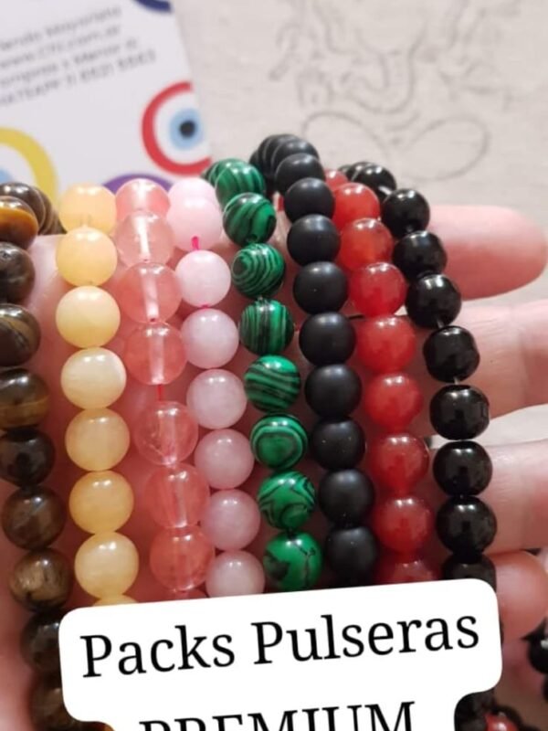 Pack Pulseras de piedras naturales Premium