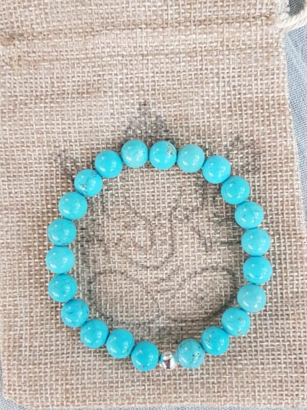 Pulsera Howlite Turquesa