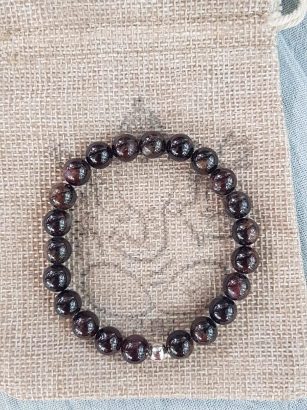 Pulsera Cuarzo Granate natural