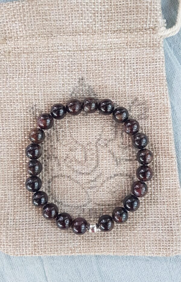 Pulsera Cuarzo Granate natural
