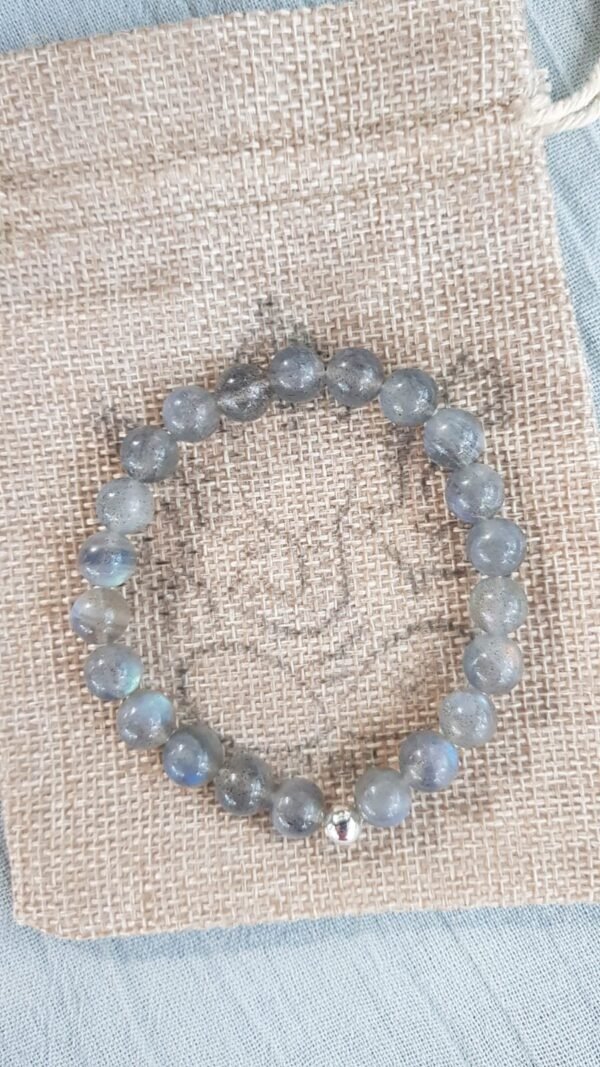 Pulsera Labradorita Azul natural