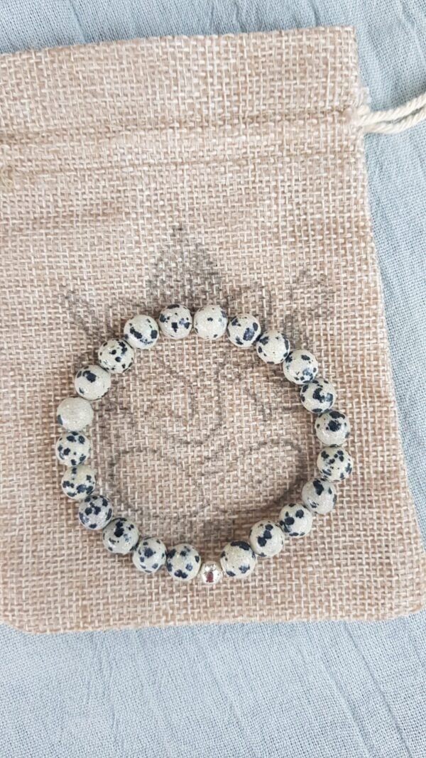 Pulsera Jaspe dálmata