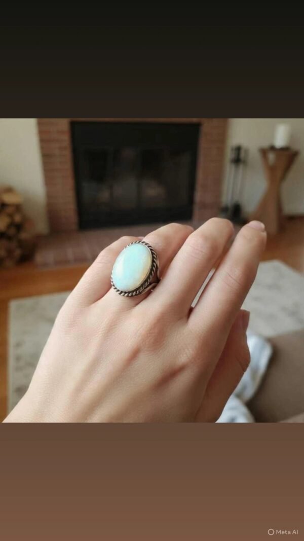 Pack Anillos alpaca regulables con piedras naturales x 12