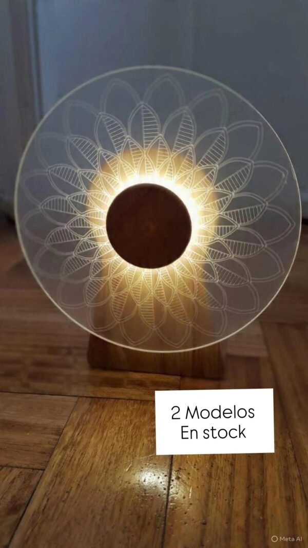 Lámparas Mandalas giratorias