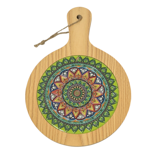 2026/07/1003327192.png Tabla posa pava o Colgante madera y resina grande mandalas