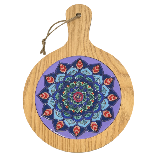 2026/07/1003327198.png Tabla posa pava o Colgante madera y resina grande mandalas