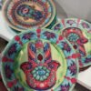 2026/07/1003362060-scaled.jpg Iman Platitos cerámica 9cm aprox Hamsa 🪬 y Ojo turco