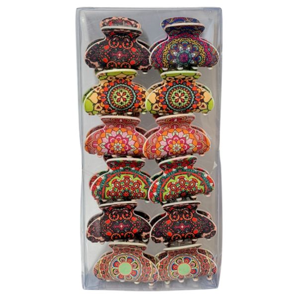 Broches para el Cabello Ojo Turco y Mandalas