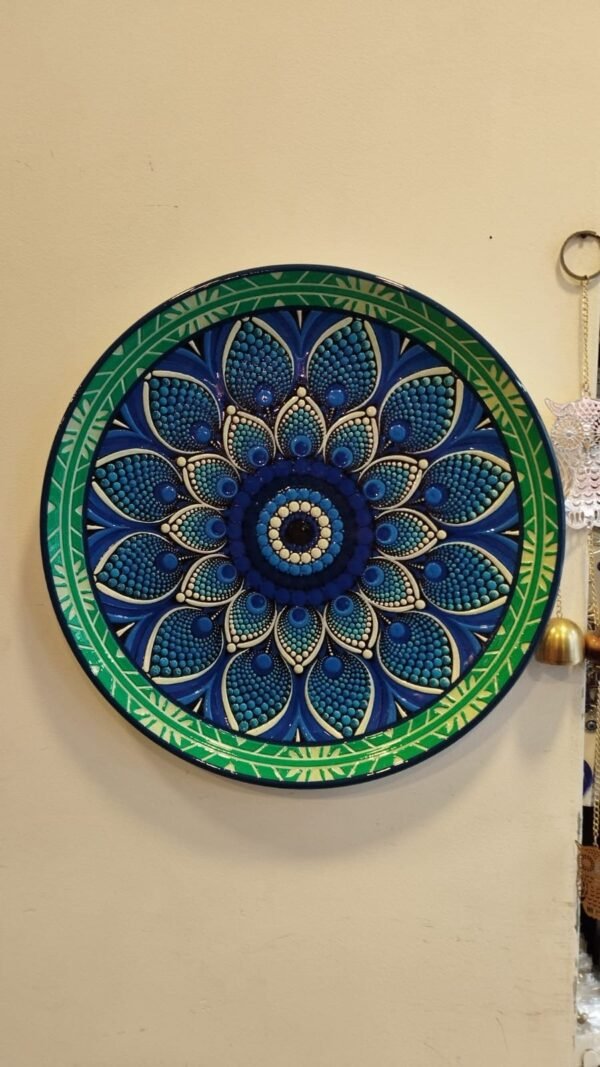 Plato mandala centro de mesa o colgante 30cm