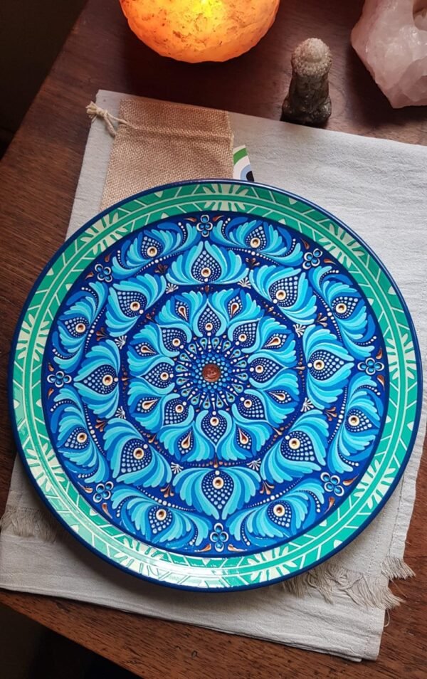 Plato mandala centro de mesa o colgante 30cm