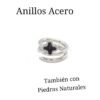 Pack Anillos Acero quirúrgico x 12 unidades surtidas